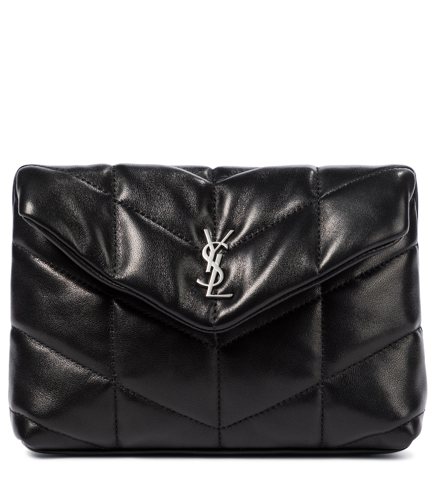 Loulou Puffer leather clutch - Celebrity Style Shops