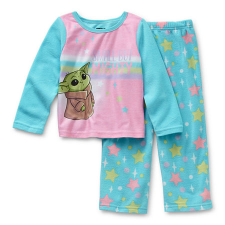 The Child Toddler Girls 2-pc. Star Wars Pant Pajama Set, 4t , Blue