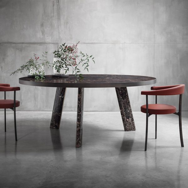 GHIDINI 1961 - Native Round Dining Table - Marble